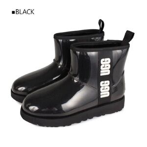 COPY - UGG CLASSIC CLEAR MINI RAIN BOOTS BLACK US 6